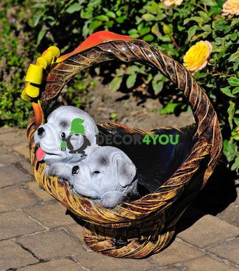 купити Підставка для квітів Кошик сюрприз і Кошик з кошеням 3