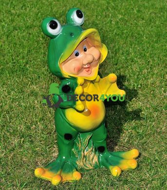 купить Садовая фигура Гном-лягушонок 3