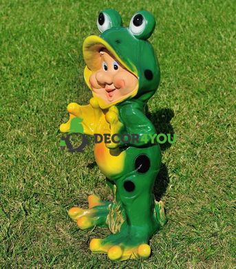 купити Садова фігура Гном-жабеня 2