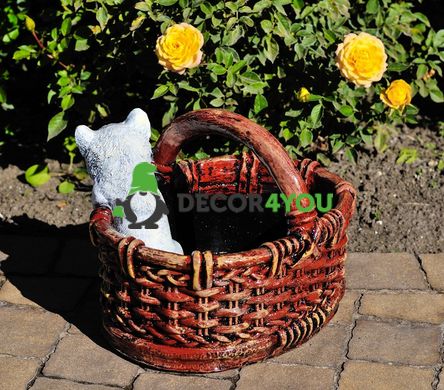 купить Подставка для цветов Корзина сюрприз и Корзина с котенком 9