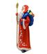 купить Новогодняя садовая фигура Дед Мороз с посохом в красном костюме NSF-7.064 4