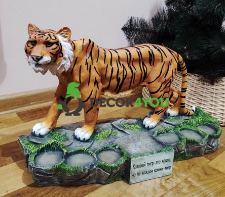 купити Штоф статуетка Тигр рижий 6