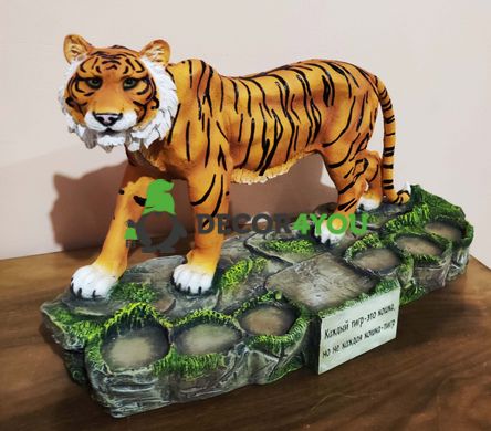 купити Штоф статуетка Тигр рижий 1