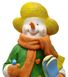 купить Новогодняя садовая фигура Снеговик-Лыжник с табличкой "Желаю Удачи!" в зеленой кофте NSF-10.072 4