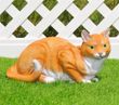Садова фігура Кішка рижа