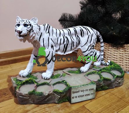 купити Штоф статуетка Тигр білий 4