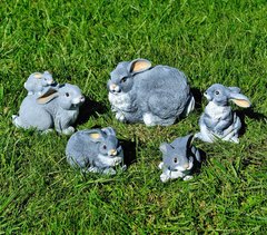 купити Садова фігура Сім'я зайців 1