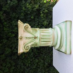 купить Декоративная садовая фигура Колонна ампир малая, зеленая 1